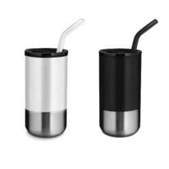 Copo Inox com Canudo 550ml