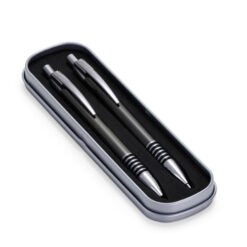 Estojo Caneta e Lapiseira 7 Estojo Caneta e Lapiseira cor chumbo