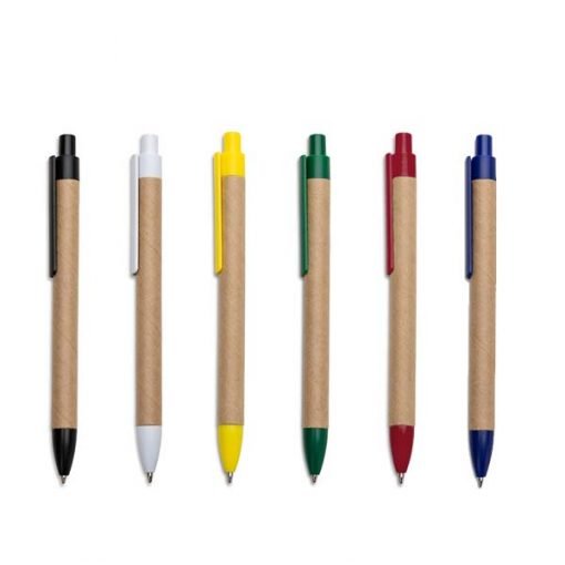 caneta ecologica personalizada varias cores