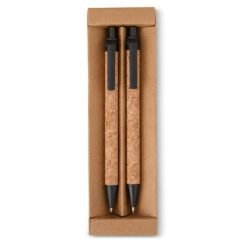 conjunto de caneta e lapiseira ecologica