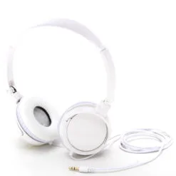 fone de ouvido branco
