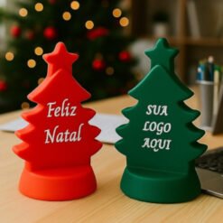 mini arvore de natal personalizada para brinde