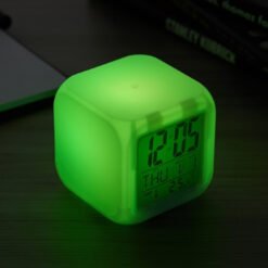 mini relógio led com despertador 6 mini relógio led com despertador 1