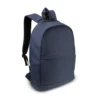 mochila azul em algodão reciclado