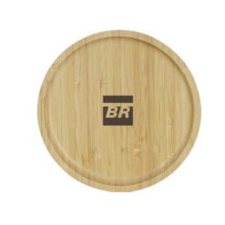 petisqueira de madeira bambu personalizada