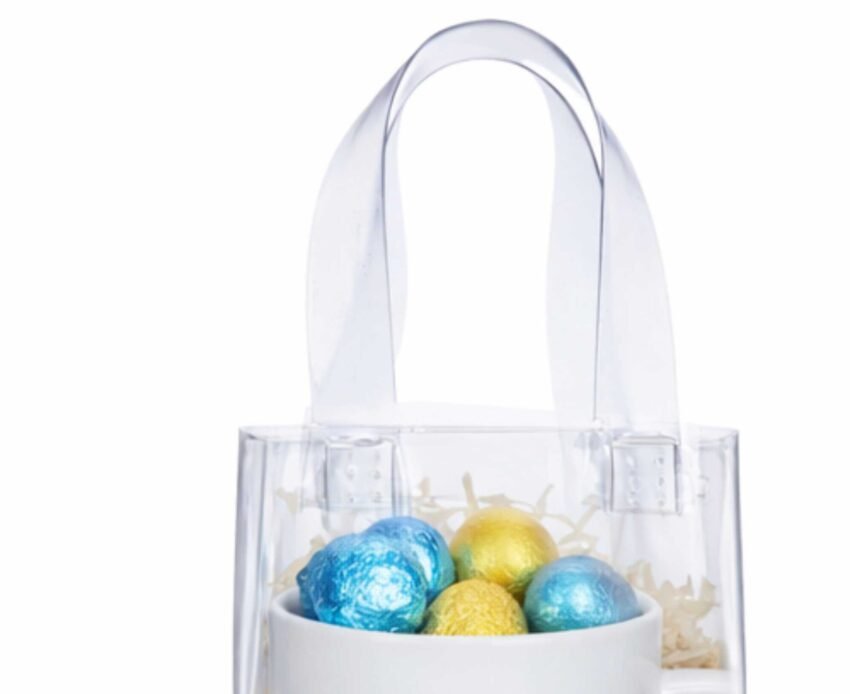 Ideias de brindes para Páscoa 4 sacola personalizada para pascoa