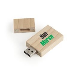 pen drive de madeira personalizado